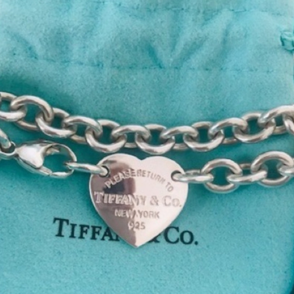 TIFFANY & CO. HEART TOGGLE NECKLACE - Picture 1 of 13